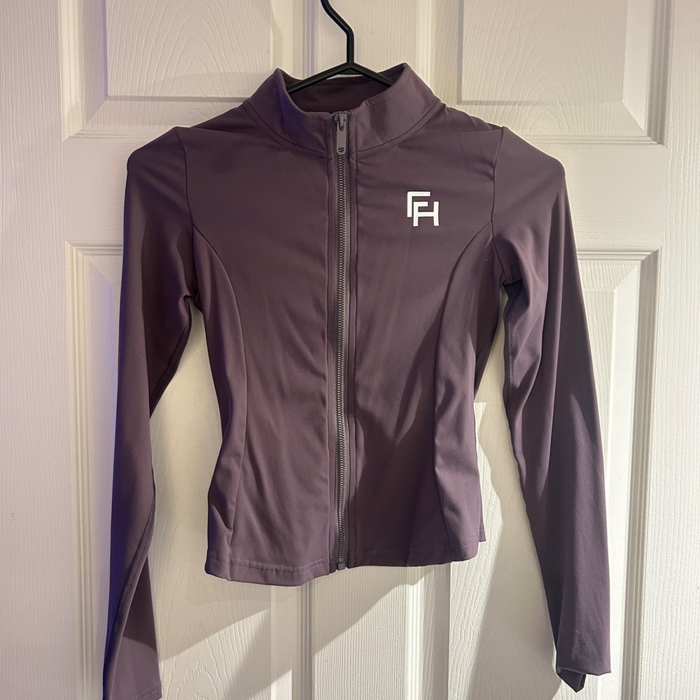 FH Greyish Purple Zip-Up Jacket